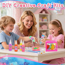 MDINGTD Aqua Water Gel Toy Kit for Kids, DIY Squishy Toys Art Crafts Kits with 12 Gels and 12 Molds, Make Your Own Creative Toys Party Favors Christmas Birthday Gifts for Girls Ages 4-12 by TinyTreasures Baby Boutique