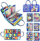 Montessori Busy Board - Ideal Busy Book Toddler Toys & Gifts for Boys & Girls, Toddler Travel Essential for Airplane & Car, Sensory Toys, Great for Baby Gifts for Boys by TinyTreasures Baby Boutique