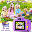 GKTZ Toys for Girls Age 3-8, Kids Camera Digital Video Toddler Camera Children Camcorder Birthday Gifts for 3 4 5 6 7 8 Year Old Girls with 32GB SD Card by TinyTreasures Baby Boutique
