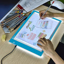 Light Box Drawing Pad, Tracing Board with Type-C Charge Cable and Brightness Adjustable for Artists, AnimationDrawing, Sketching, Animation, X-ray Viewing (A4-Blue) by TinyTreasures Baby Boutique