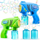 JOYIN 2 Kids Bubble Gun with 2 Bottles Refill Solution, Bubble Machine Gun for Toddlers 1-3 Kids 4-8, Party Favors, Summer Toy, Outdoors, Easter, Birthday Gift by TinyTreasures Baby Boutique