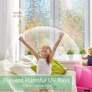 HIDBEA Window Privacy Film Static Clings, Rainbow Window Film, 3D Decals Non-Adhesive Window Vinyl Film for Home Door, 29.5 Inch x 13.1 Feet by CozyNest Decor