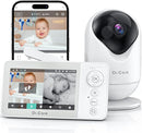 VistaView Lite RB Smart WiFi Baby Monitor - 4” 720P Split Screen & 1080P Camera App Control, Motion Alerts, 2500mAh Removable Battery, HD Night Vision, 2-Way Talk, Multi-User, Triple Security by TinyTreasures Baby Boutique