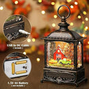 Fall Snow Globe Lantern Fall Decorations for Home Thanksgiving Gifts Autumn Harvest Fall Decor Swirling Glitter Snow Globes Barn Truck Pumpkin Farm by CozyNest Decor