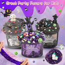 LAWOHO 6 Packs Purple Black Slime Kit - Cloud, Butter & Clear Slime, Slime for Kids with Spooky Slimes Add-ins, Slime Kit for Boys & Girls Birthday Halloween Party Favors Christmas Easter Gifts by TinyTreasures Baby Boutique