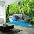 FENDROM Waterfall Tapestry Nature Stone River Forest Scenery Theme Print Landscape Jungle Wall Hanging for Living Room Party Beach Picnic Blankets Tablecloths Wall Decor by CozyNest Decor