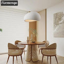 15.7in Wabi Sabi Pendant Lights Kitchen Island Lighting Fixture Ceiling Mount White Modern Japanese Lamp Japandi Chandelier for Dining Living Room Hallway Bedroom Restaurant Hanging Lamp by CozyNest Decor