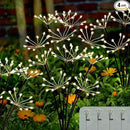 Solar Garden Light 4 Pack Twinkling Solar Firework Lights with 2 Modes 240LED, Solar-Powered Outdoor Waterproof for Outside Yard Pathway Garden Decor, Gardening Gifts for Women Mothers Day, Warm by GreenHaven Gardens