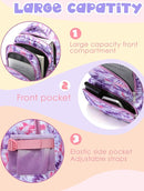 BLUEFAIRY Kids Backpack for Girls Elementary Primary Middle School Bag for Aged 8-10 for Teens Childs Bookbag Back to School Bag Mochilas Escolares para Niñas de 7 8 9 10 Tie-dye Purple by TinyTreasures Baby Boutique