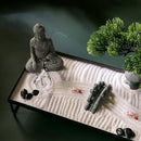 BangBangDa Japanese Meditation-Decoration - Home Office Bonsai Decor for Table Desk - Buddha Rock Sand Tabletop Decor Gifts for Women Man Friends by GreenHaven Gardens