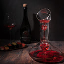Wine Tower Decanting Aerator Set By 2 Aerating Parts Upper And Lower Aerators Piece by The Wine Savant