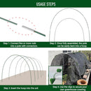 MAXPACE Greenhouse Hoops for DIY 2.7ft or Wider Grow Tunnel, Rust-Free Fiberglass Support Hoops Frame for Garden Fabric, Plant Support Garden Stakes, Gardening Supplies, 50pcs by GreenHaven Gardens