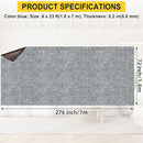 Marine Carpet,6 FT x 23 FT Smoke Gray Indoor Outdoor Carpet 0.2" Thick Boat Carpet with Water-Proof TPE Backing, Non-Slide Outdoor Marine Carpet Roll for Home, Patio, Porch, Deck by CozyNest Decor