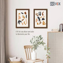 VCK 13x19 Frame Set of 3 - Brown, Wood Picture Frame with Exclusive Wood Grain, Wall Gallery Frame by CozyNest Decor
