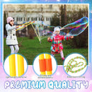 Lenwen 16 Pcs Giant Bubble Wands Kit Big Maker Toy Large Gigantic Bubble Wands with Refill and Tray for Summer School Birthday Outdoor Playtime Fun Activity Party Favors(Assorted) by TinyTreasures Baby Boutique