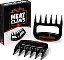 Grillaholics BBQ Meat Shredder Claws - Wolverine Style Ultra-Sharp Blades Quickly Lift Handle & Shred Meats - Best Dishwasher Safe Bear Claw Pulled Pork Meat Shredders in BBQ Grill Accessories (Black) by GreenHaven Gardens