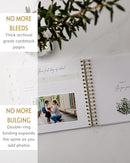 Baby Books for Baby Shower - Gift Unisex Botanical Garden Keepsake Memory Journal to Log Pregnancy and Newborn Milestones - Photo Album Scrap Books for Girl or Boy - New Parents Must Have Essentials by TinyTreasures Baby Boutique