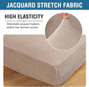 H.VERSAILTEX Super Stretch Individual Seat Cushion Covers Sofa Covers Couch Cushion Covers Slipcover Sets Thick Jacquard Textured Twill Fabric (1 Piece Sofa Cushion Cover, Sand) by CozyNest Decor