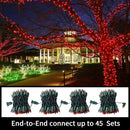 100 Count Red -String Lights - 21.6FT LED Christmas Lights, Mini led Lights for Indoor Outdoor Home Holiday Party Wedding Independence Day Decoration by CozyNest Decor