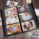 RECUTMS Photo Album 4x6 300 Pocket Black Pages PU Leather Slip-in Picture Album for Baby Family Anniversary Wedding Mother's Day (Blue) by TinyTreasures Baby Boutique