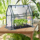 Mini Greenhouse for Indoor Outdoor: Ohuhu Tabletop Portable Green House with Waterproof Pad for Small Plants Nursery Germination, 36"x18"x33" Heavy-Duty Cover Tent Humidity Dome Seedling Accessory by GreenHaven Gardens