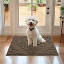 COSY HOMEER-Door-Mat-Non-Slip-Entryway-Rug 20”x32” Absorbent Welcome Mats Washable Dirt Trapper Door Mat Entrance Floor Mats for Front Back Doormats and Wet Shoes,Brown by CozyNest Decor