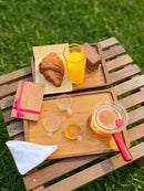 Bamboo Serving Tray – Two Sizes for Breakfast, Tea, Coffee & Snacks – Eco-Friendly Wooden Tray for Bed, Kitchen, Coffee Table, or Decorative Use by CozyNest Decor