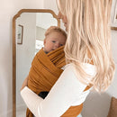 Baby Wrap Carrier - Premium Cotton Baby Carrier Wrap for Newborn to Toddler- Infant Carrier- Baby Holder One Size Fits All with Front Pocket by Max&so by TinyTreasures Baby Boutique