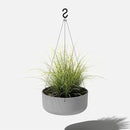 Veradek Mason Series Hanging Kona Planter - Round Planter for Outdoor Balcony/Patio | Made from Plastic-Stone Composite with Hanging Attachment | Modern Décor for, Flowers, Succulents, Small Plants by GreenHaven Gardens