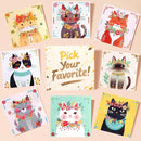 Marlrin Cats Craft Kits for Kids Ages 4-8, Arts and Crafts Kits,Craft Kit for Girls 6-8,Diamond Painting Toys for Girls 5-7,Birthday and Christmas Gift for Kids Ages 3, 4, 5, 6, 7, 8 by TinyTreasures Baby Boutique