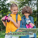 Libima 24 Pcs Binoculars for Kids Educational Compact Kids Binoculars with Neck String Toddler Telescope for Boys Girls Learning Bird Watching Camping Hiking Travel Safaris Birthday Gifts(Pink) by TinyTreasures Baby Boutique