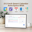 Dragon Touch 21.5" Digital Calendar Chore Chart – 1080P Full HD Interactive Touchscreen, Smart Family Planner, Hearth Display Digital Calendar Wall & Desk Mountable for Seamless Scheduling Black by TinyTreasures Baby Boutique