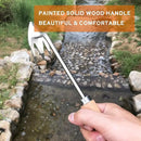 SHANFEEK Weed Puller with M-Shape Claw Weeding Artifact Uprooting Weeding Tool Dandelion Puller Tool Gardening Hand Tools Weed Remover Tool for Yard with Hard Solid Wood Handle(M-Type) by GreenHaven Gardens