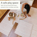 Lillefolk Baby Play Mat for Floor – 4x6ft Dusk | Soft Non Toxic Premium EVA Foam Tiles for Tummy Time, Crawling & Playroom – Waterproof Interlocking Floor Mat for Babies & Toddlers (6 Tiles) by TinyTreasures Baby Boutique