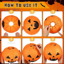 Retisee 20 Pcs 8 Inch Halloween Pumpkin Paper Lantern Halloween Jack O Lantern Paper Lantern Orange Pumpkin Lantern for Halloween Party Halloween Pumpkin Hanging Paper Lantern for Indoor Outdoor Decor by GreenHaven Gardens