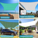 Amagenix Sun Shade Sail 6X14 Curved Edge Outdoor Shade Canopy Mocha Breathable 95% UV Block Shade Cloth for Patio Garden Backyard (We Make Custom Size) by GreenHaven Gardens