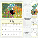 GuassLee Cat Wall Calendar 2026, Vertical Wall Calendar 2025-2026, 19-Months Hanging Art Calendar Sep. 2025-Mar. 2027, 23" x 14" Monthly Planner Wall with Thick Paper for Office School Home Teacher by TinyTreasures Baby Boutique