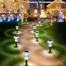 Solar Lights Outdoor 12 Pack Pathway Lights 6000K LED Waterproof Cold White Mushroom Shape for Garden Driveway Walkway Landscape Path Lawn Yard Decor by CozyNest Decor
