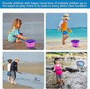 2PCS Fishing Net with Bucket, Telescopic Fishing Landing Net, Collapsible Kids Sand Bucket, Kids Fish Butterfly Catching for Freshwater Saltwater Outdoor Activities by TinyTreasures Baby Boutique