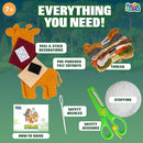 MOMOTOYS Wild Animals Beginner Sewing Kit for Kids Ages 7+ – Includes 9 Kids Sewing Projects with Tools & Art Supplies – DIY Felt Crafts for Girls & Boys – Gifts for 7, 8, 9, 10, 11, 12 Year Old by TinyTreasures Baby Boutique