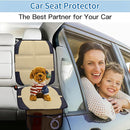 Car Seat Protector for Child Car Seat, 2 Pack Baby Car Seat Covers with Mesh Pockets & Non-Slip Backing 600D Durable Seat Protector by TinyTreasures Baby Boutique