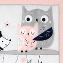 Lambs & Ivy Forever Friends 4-Piece Nursery Crib Baby Bedding Set - Blue, Pink by TinyTreasures Baby Boutique
