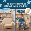 Children's Factory As We Grow Toddler Chair, Flexible Seating for Daycare or Preschool, Kids Reading Couch, Playroom Furniture, Buff by CozyNest Decor