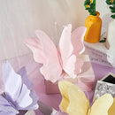 SUNBEAUTY Butterfly Party Decorations Hanging Butterfly Decorations 6Pcs Crepe Paper Garden 3D Butterflies Decor Pastel Paper Butterflies Decoration for Wedding Baby Shower Birthday Party Room Decor by CozyNest Decor