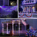 66Ft 200 LED Fairy Lights Plug in, July 4th Patriotic Waterproof String Lights with Timer for Indoor and Outdoor 8 Modes, Red White Blue American Flag Twinkle Lights for Independence Day, National Day by GreenHaven Gardens