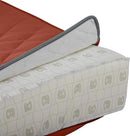 Classic Accessories Montlake FadeSafe Water-Resistant 25 x 22 x 4 Inch Wide Back Patio Quilted Lounge Cushion, Spice by GreenHaven Gardens