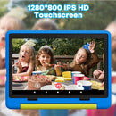 Kids Tablet｜Upgraded Android 14 Tablet 10 inch for Kids with Protective Case｜Octa-Core｜64GB｜1TB TF Card Expandable｜Dual Camera｜Parental Control｜Great Gift for Toddler(Blue) by TinyTreasures Baby Boutique