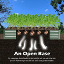 Aoodor 6 x 3 x 1 ft Raised Garden Bed with Mini Greenhouse Kit, Metal Planter Box with 2 Roll-Up Zipper Doors for Vegetables, Herbs, and Flowers by GreenHaven Gardens