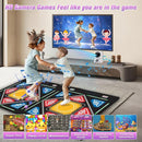 Dance Mat, Electronic Dance Mat, Double User Dance Mat with Game Controller, Non-Slip Dance Pad for Kids Adults, Christmas Birthday Gifts for Girls Boys by TinyTreasures Baby Boutique