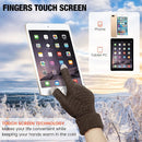 Geyoga 2 Pairs Women's Winter Touch Screen Gloves Soft Warm Fleece Lined Knit Elastic Cuff Winter Texting Gloves by TinyTreasures Baby Boutique